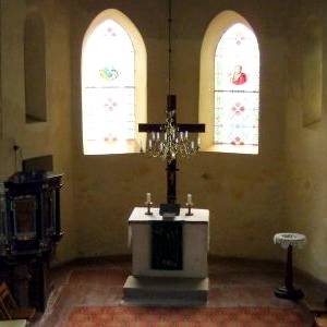 Evangelische Kirche St. Georg in Glöthe, Innenaufnahme